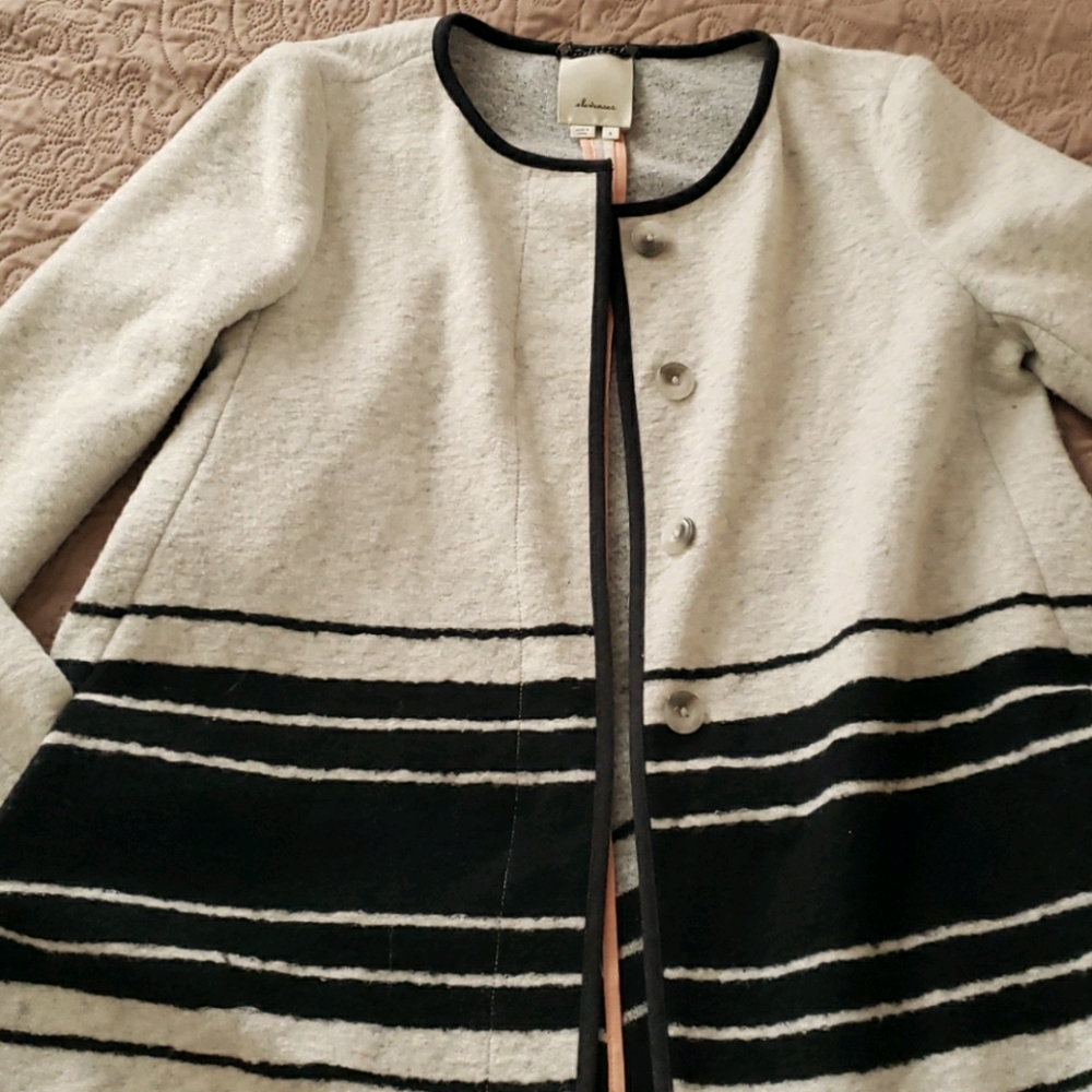 Anthro Elevenses Ardley Coat